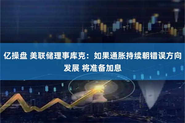 亿操盘 美联储理事库克：如果通胀持续朝错误方向发展 将准备加息